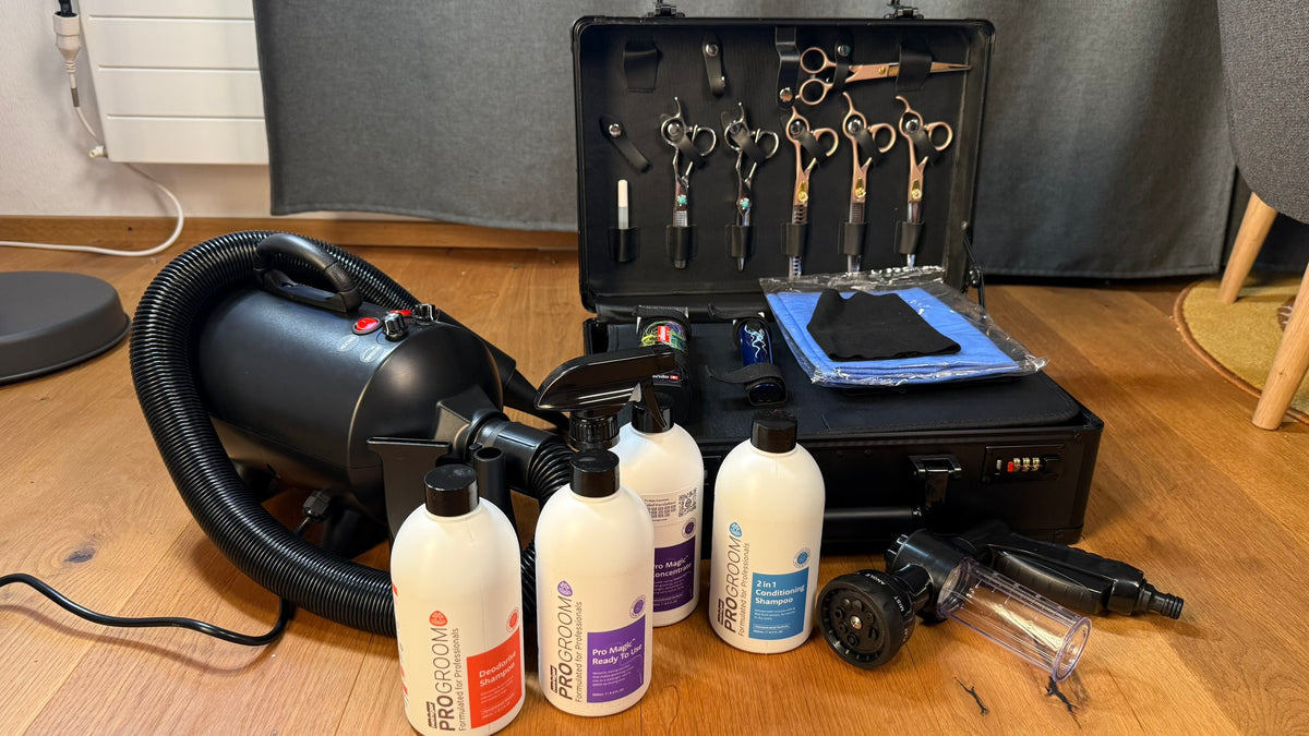 Exklusives Professionelles Hundepflege-Set